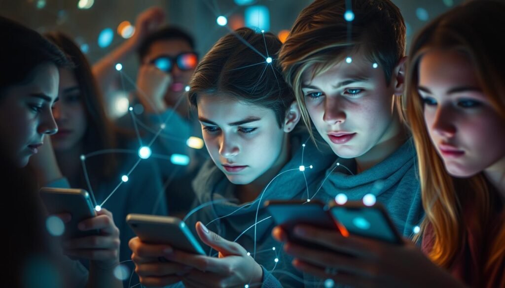 hiperconectividade entre adolescentes